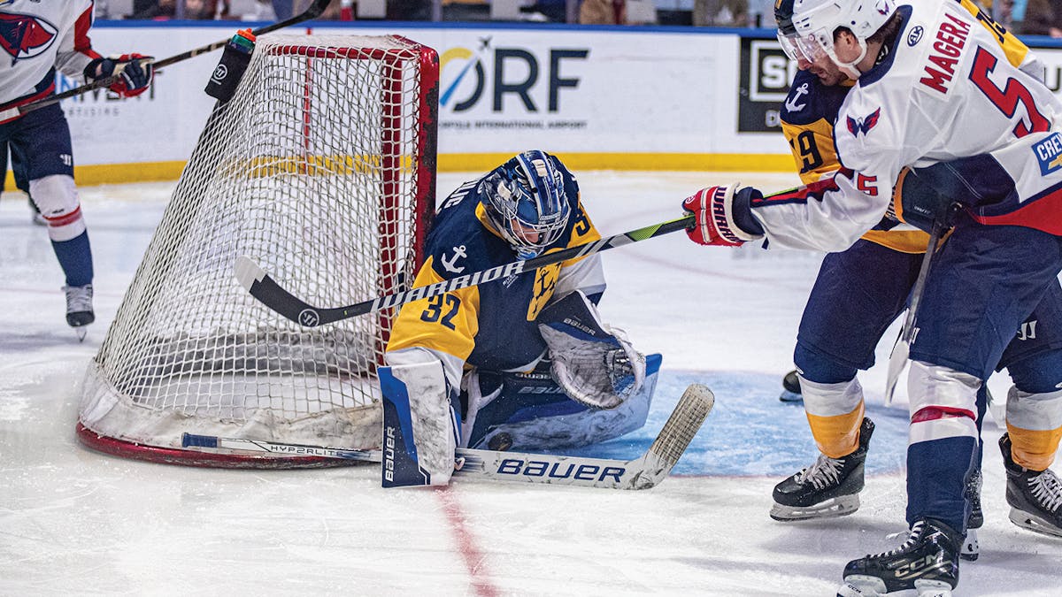 Action photo of Thomas Milic of the Norfolk Admirals