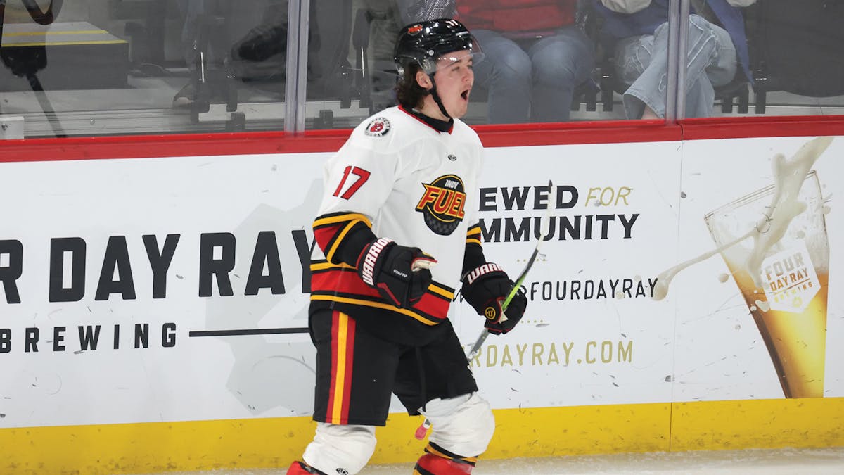 Action photo of Jesse Tucker of the Indy Fuel