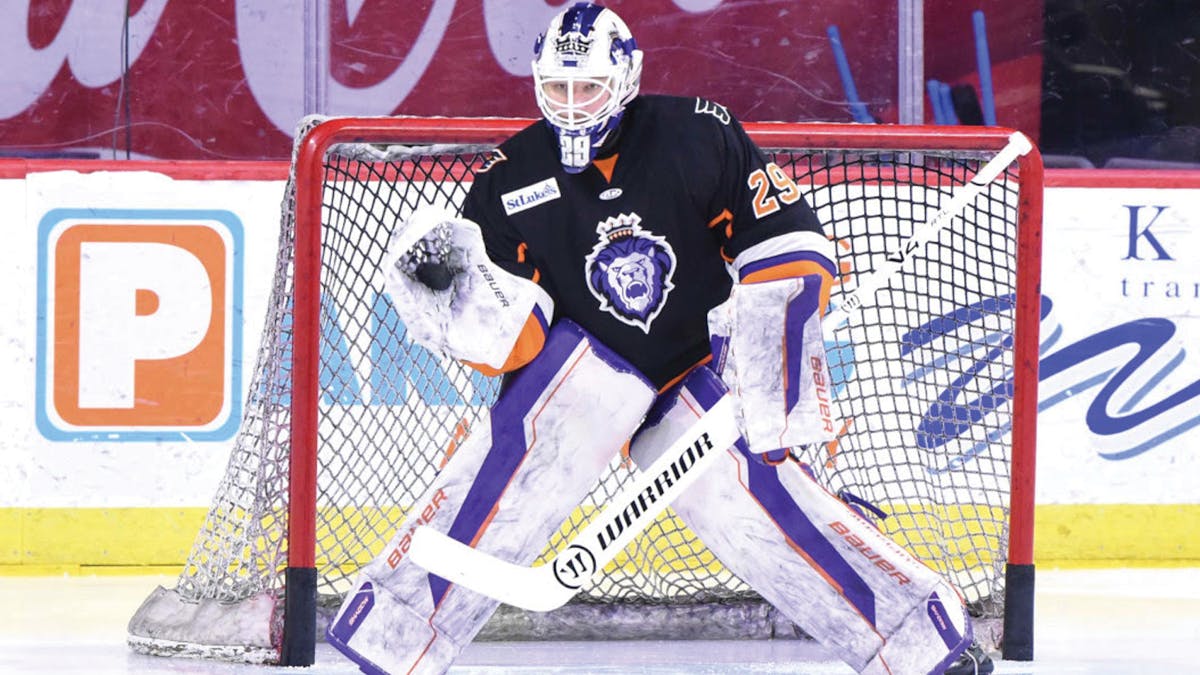Action photo of Vinnie Purpura of the Reading Royals