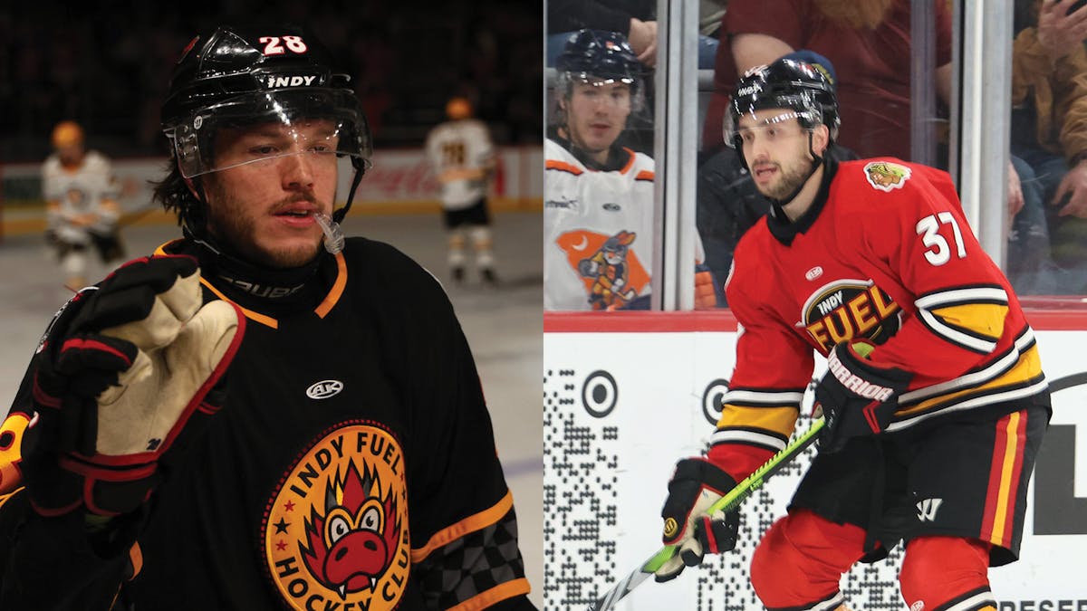 Action photos of Jordan Martin and Nick Grima