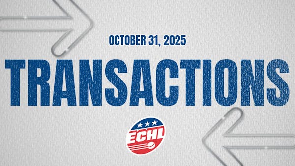 ECHL Transactions - Oct. 31