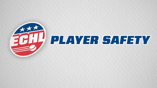ECHL announces fine, suspension