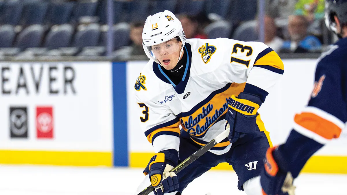 Action photo of Alex Young of the Atlanta Gladiators