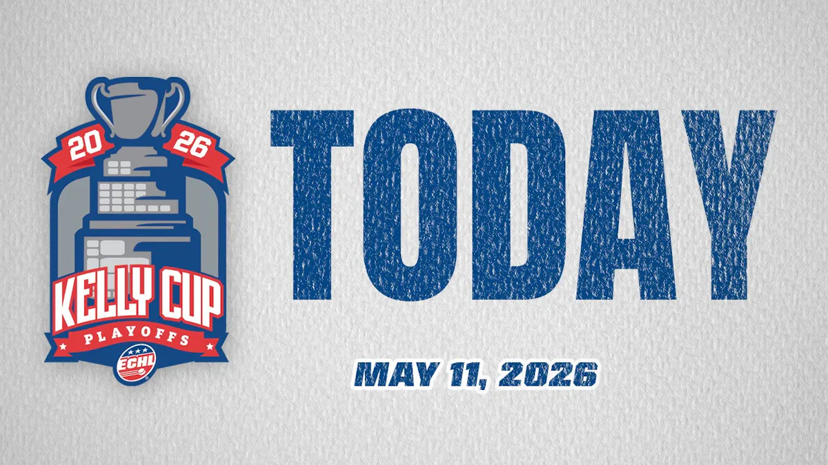 ECHL Today text with today's date