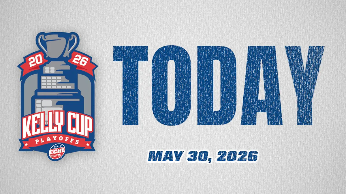 ECHL Today text with today's date