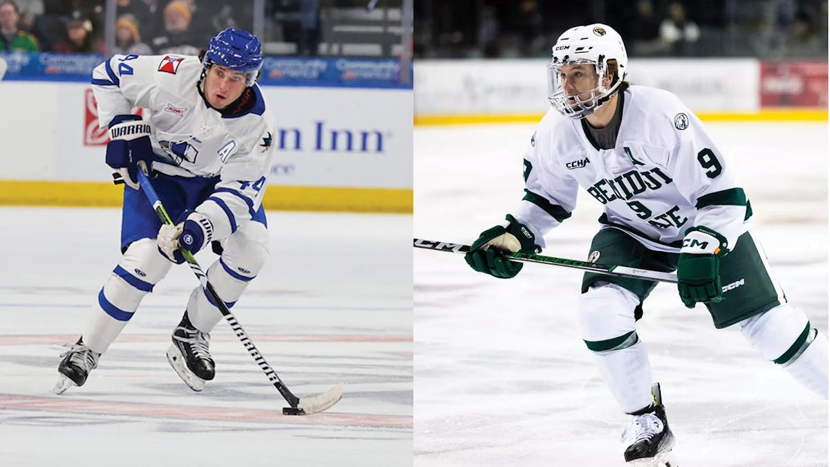 Action photos of Dominic Dockery and Carter Jones