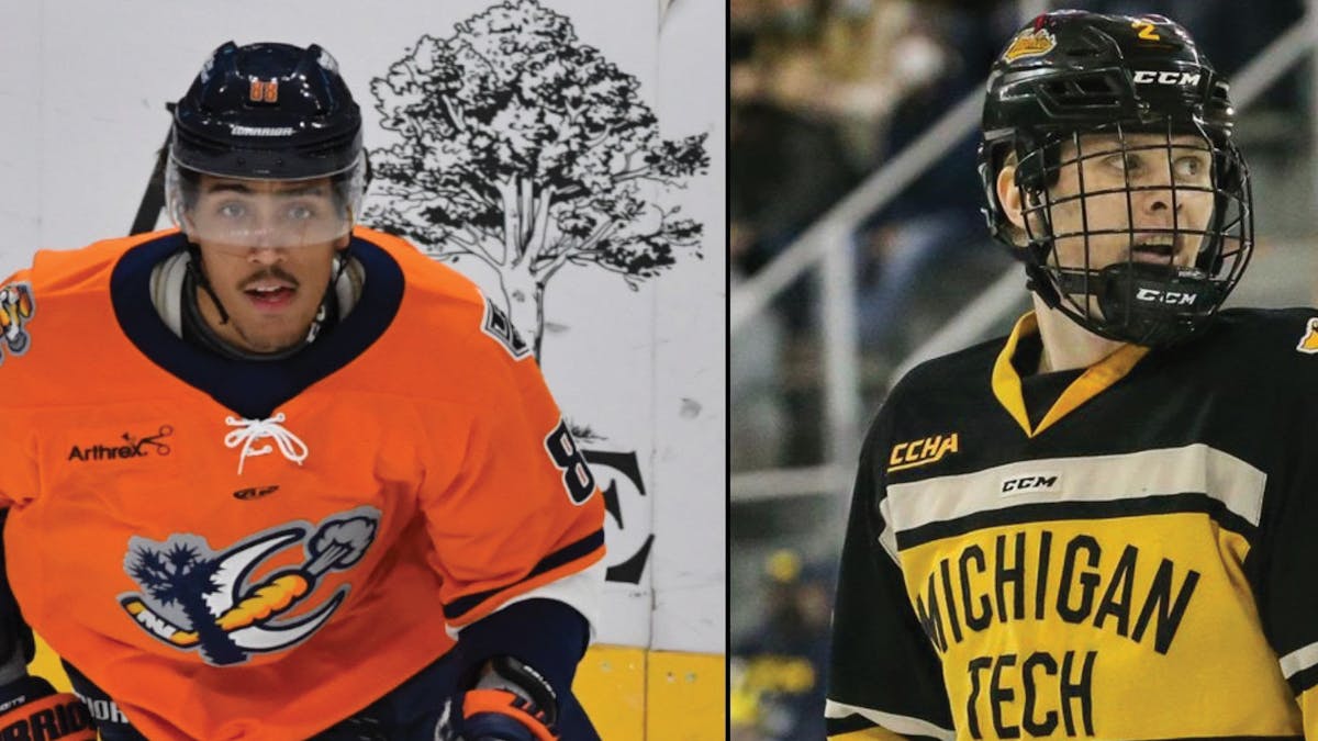 Action photos of Joshua Karlsson and Arvid Caderoth