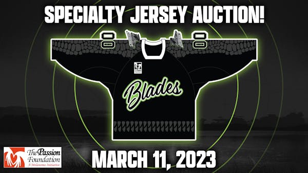 EVERBLADES TO HOLD JERSEY AUCTION FOR BLACKOUT NIGHT BENEFITING THE PASSION FOUNDATION