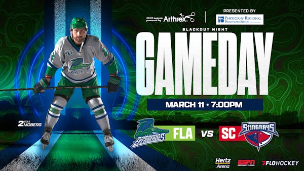 EVERBLADES LOOK TO BOUNCE BACK AGAINST STINGRAYS IN SATURDAY NIGHT BLACKOUT