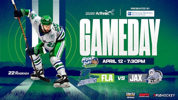 EVERBLADES WELCOME ICEMEN TO HERTZ ARENA FOR FINAL TIME IN REGLAR SEASON
