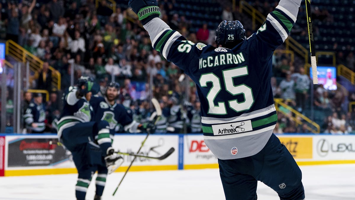 MASELLA AND WINIECKI LEAD TEAM EFFORT AS BLADES ROLL IN GAME ONE