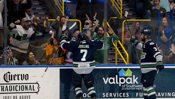 McCARRON WINS IT IN DOUBLE OT AND BLADES GO UP 2-0