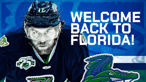 EVERBLADES RE-SIGN LOGAN LAMBDIN