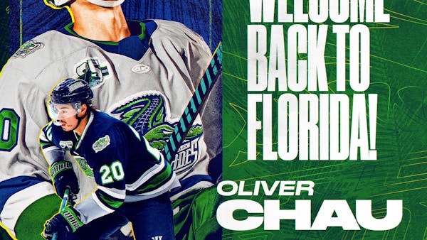 Everblades Agree To Terms With Oliver Chau
