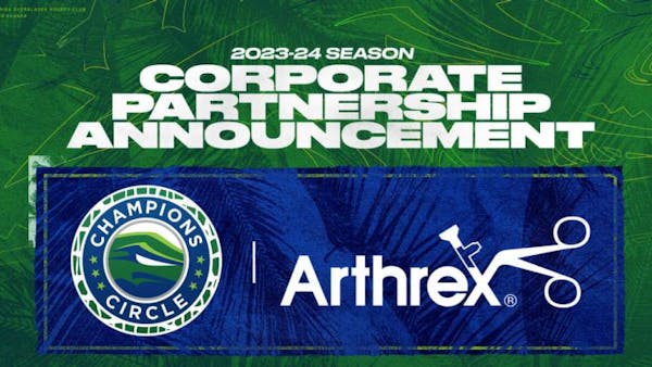 Arthrex Renews Partnership as Presenting Sponsor of the Everblades for the 2023-2024 Season