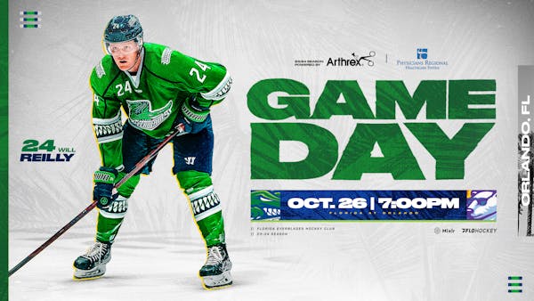 Everblades Take on Solar Bears in Third of Three Away Games
