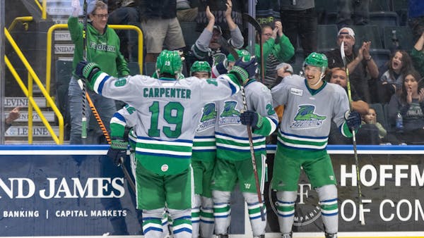Bobo's Hat Trick Lifts Blades Past Atlanta