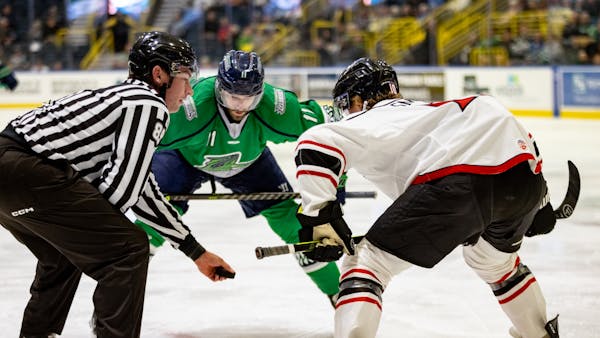 Blades Celebrate Canadian Night Against Thunder