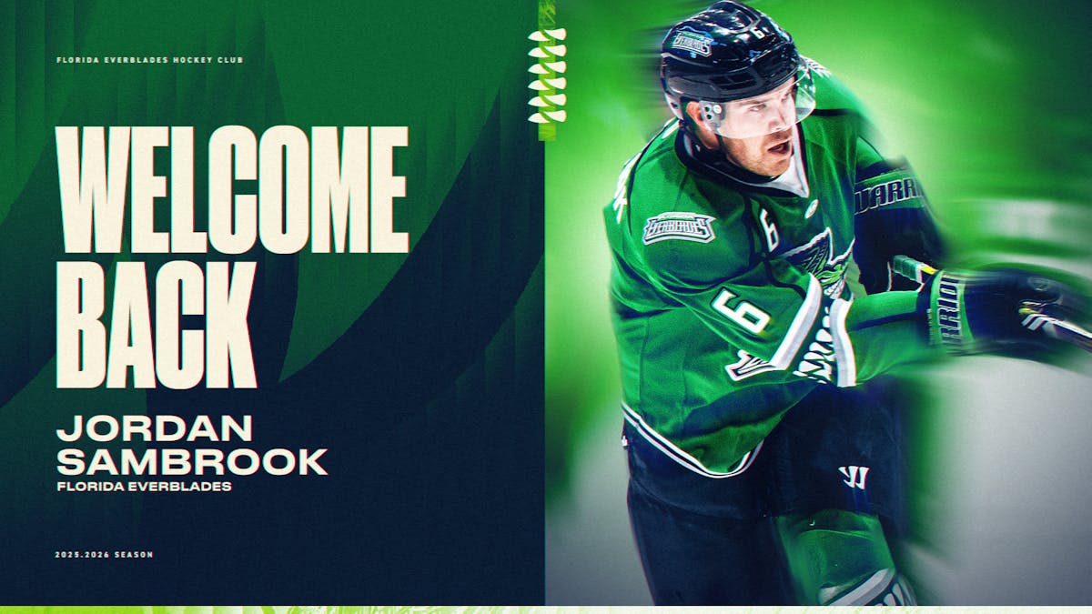 FLORIDA AGREES TO TERMS WITH DEFENSEMAN JORDAN SAMBROOK