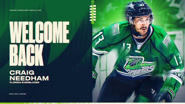 FLORIDA RE-SIGN FORWARD CRAIG NEEDHAM