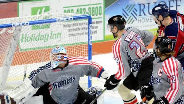 Komets skate at Kalamazoo today at 4pm