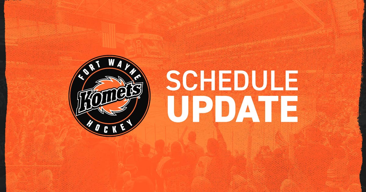 ECHL announces schedule updates and changes | Fort Wayne Komets echl-announces-schedule-updates-and-changes-fort-wayne-komets