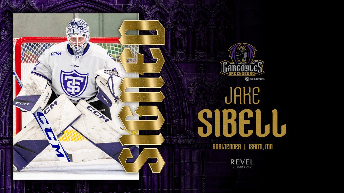 Greensboro Gargoyles Add First Goaltender, St. Thomas Grad Jake Sibell
