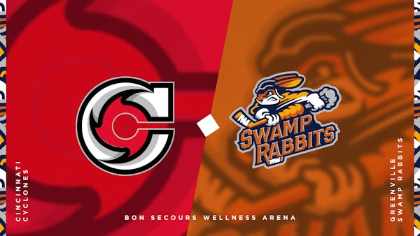 Cincinnati Cyclones @ Greenville Swamp Rabbits