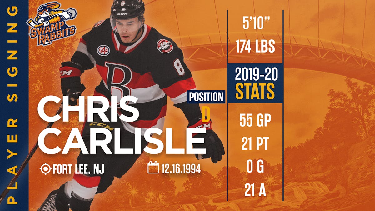 Chris Carlisle Signs With Swamp Rabbits