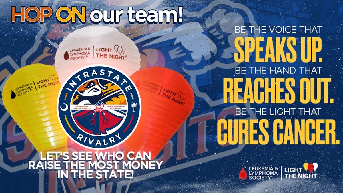 Swamp Rabbits Participate in Light the Night Campaign