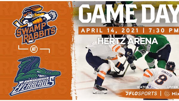 GAME PREVIEW (4/14/2021): SWAMP RABBITS at EVERBLADES, 7:30 PM