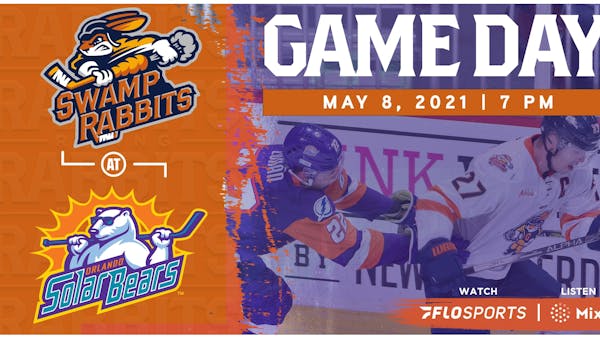 GAME PREVIEW (5/8/2021): SWAMP RABBITS at SOLAR BEARS, 7 PM