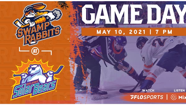 GAME PREVIEW (5/10/2021): SWAMP RABBITS at SOLAR BEARS, 7 PM