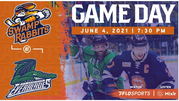 GAME PREVIEW (6/4/2021): SWAMP RABBITS at EVERBLADES, 7:30 PM