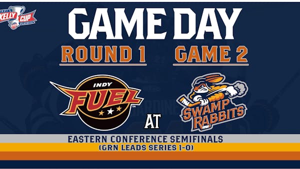 GAME PREVIEW (6/10/2021): SWAMP RABBITS vs. FUEL, 7:05 PM - EASTERN CONFERENCE SEMIFINALS (GAME 2; GRN leads series 1-0)
