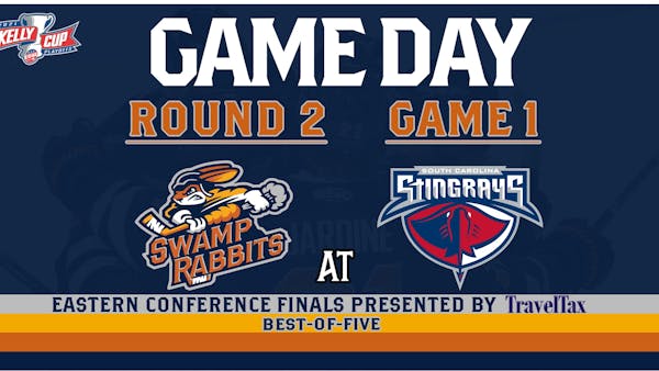 GAME PREVIEW (6/16/2021): SWAMP RABBITS at STINGRAYS, 7:05 PM EASTERN CONFERENCE FINALS (GAME 1)