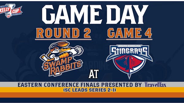GAME PREVIEW (6/21/2021): SWAMP RABBITS at STINGRAYS, 7:05 PM EASTERN CONFERENCE FINALS (GAME 4)
