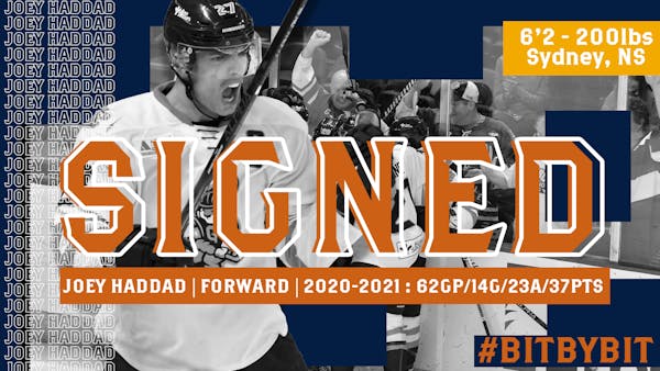 SWAMP RABBITS RE-SIGN CAPTAIN, HADDAD, FOR THE 2021-22 SEASON