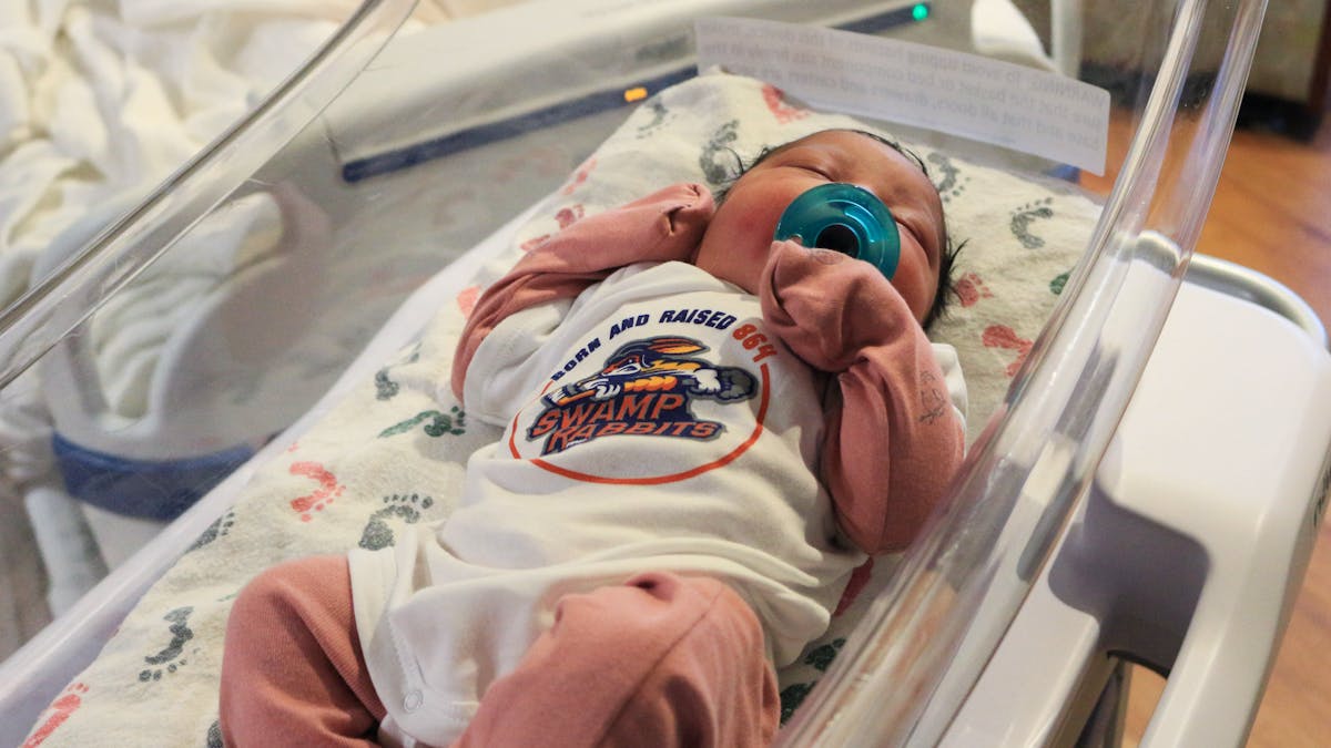 SWAMP RABBITS, BON SECOURS PARTNER WITH GERBER CHILDRENSWEAR FOR THE BORN AND RAISED 864 PROGRAM, WELCOMING NEWBORNS TO THE SWAMP RABBITS FAMILY
