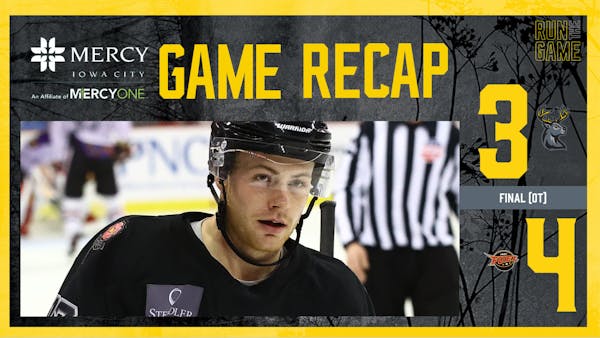 Beraldo ties game late in 3rd, Thomas takes OT goal for Indy, 4-3