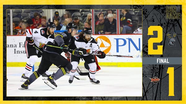 Smith scores with 68 seconds left to beat Indy, 2-1
