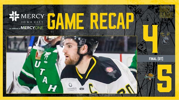 Iowa earns standings point vs. Utah