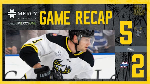 Iowa on 3-game winning streak, blast K-Wings, 5-2