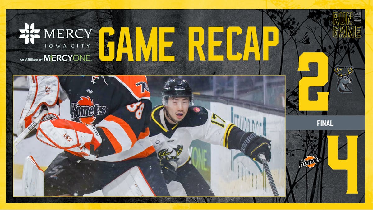 Kaczperski ties ECHL-best 39 saves in 4-2 loss