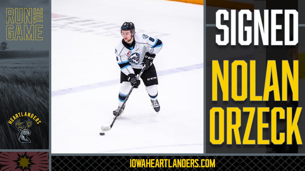 Heartlanders add skilled blueliner Orzeck