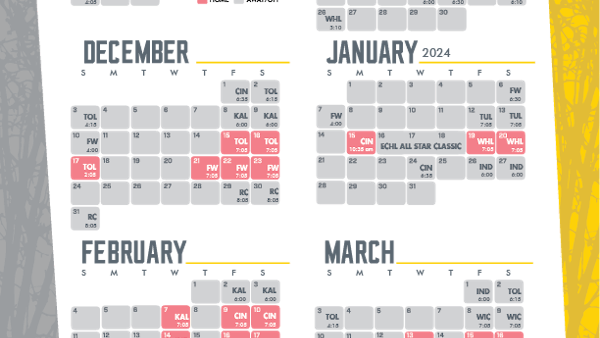 Heartlanders announce 2023-24 schedule