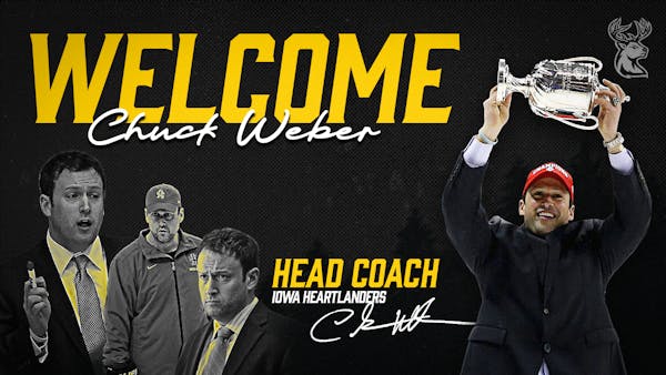 2x Kelly Cup Champion Weber named Head Coach of Iowa Heartlanders