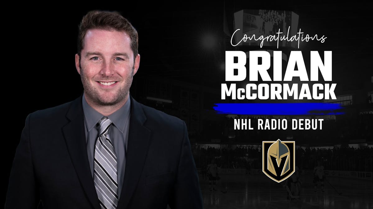 Brian McCormack to Make NHL Radio Debut Tonight with Vegas