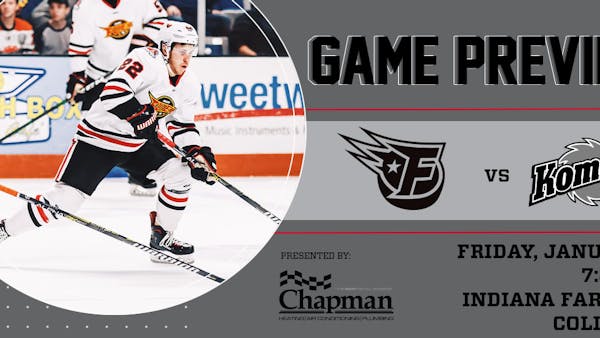 Indy Hosts Komets for First Time This Season