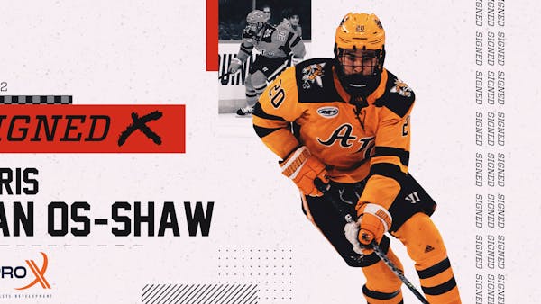 Fuel Sign Forward Chris Van Os-Shaw to an ATO